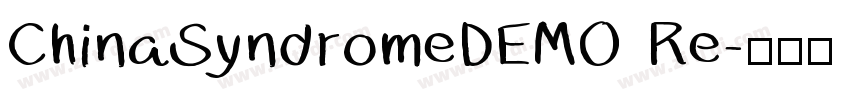 ChinaSyndromeDEMO Re字体转换